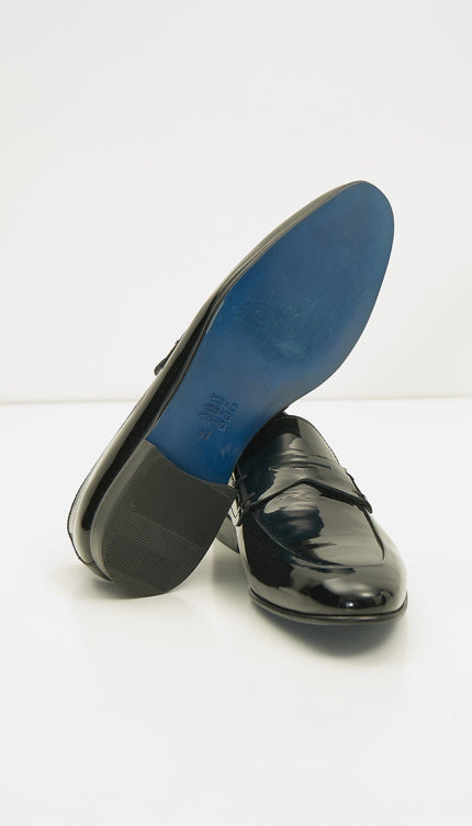 Tuxedo Patent Loafer - Black - Ron Tomson