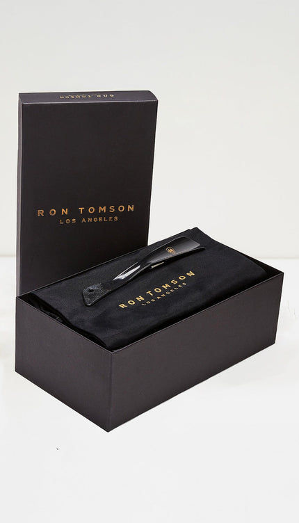 Tuxedo Patent Loafer - Black - Ron Tomson