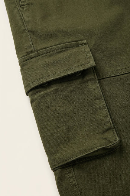 Utility Cargo Pants - Olive Green - Detail