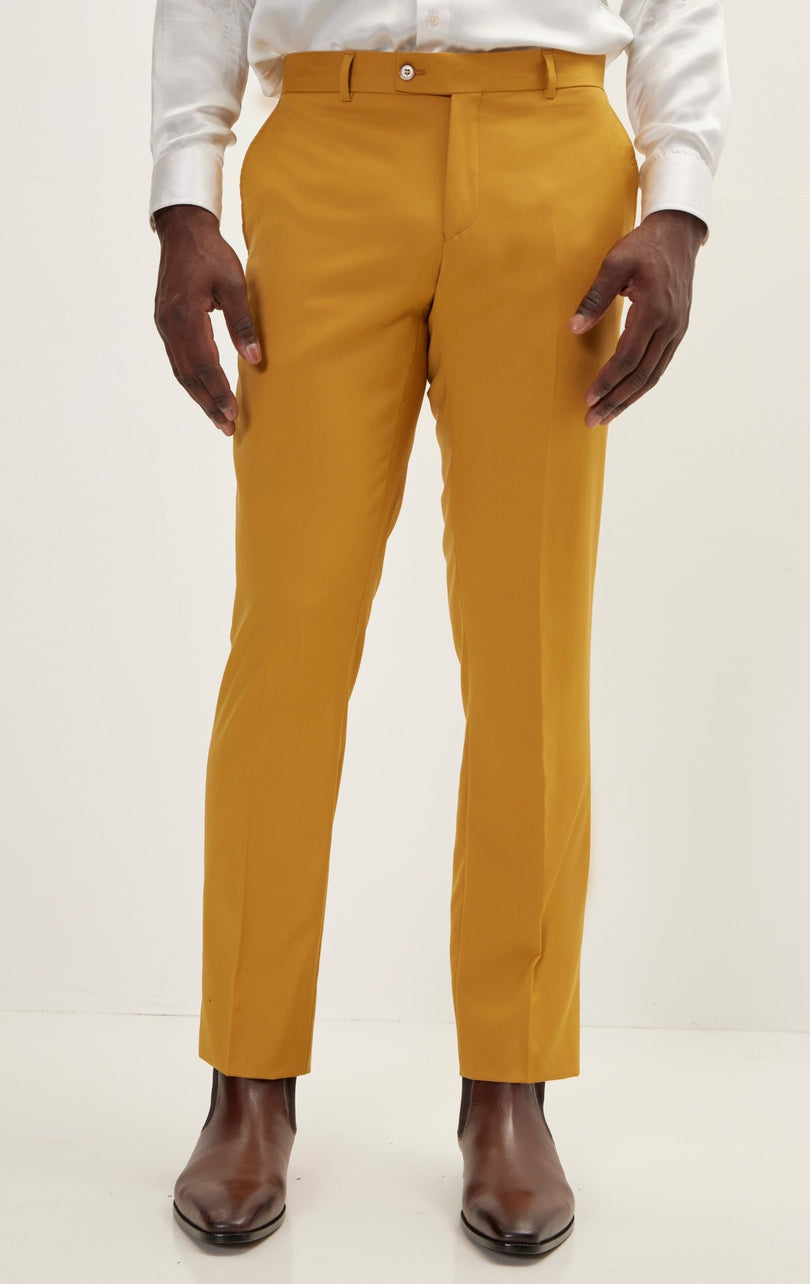 Vitale Super 110S Merino Wool Single Breasted Suit - Citrus - Ron Tomson