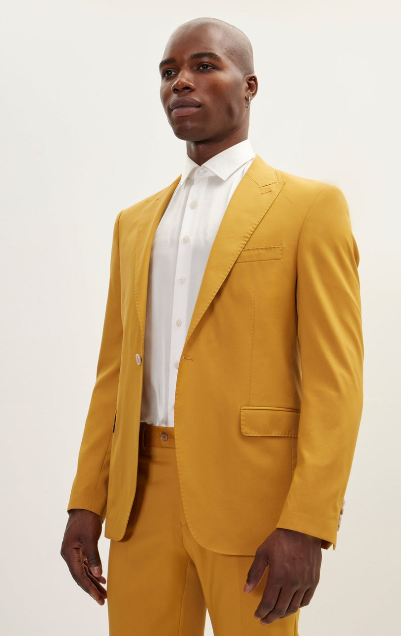 Vitale Super 110S Merino Wool Single Breasted Suit - Citrus - Ron Tomson