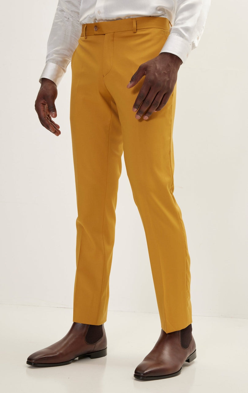 Vitale Super 110S Merino Wool Single Breasted Suit - Citrus - Ron Tomson
