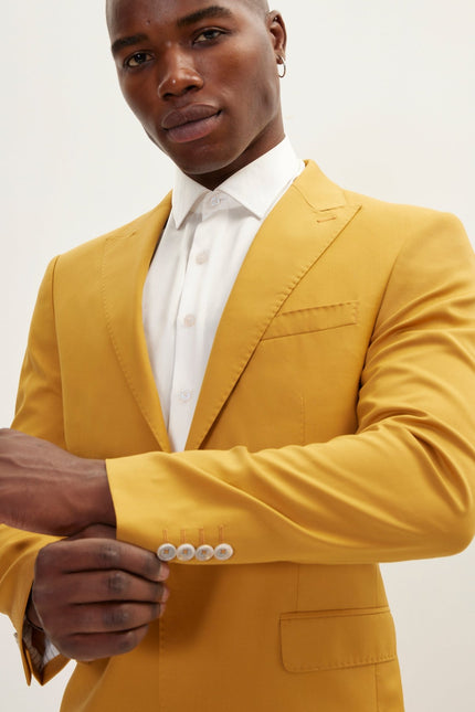 Vitale Super 110S Merino Wool Single Breasted Suit - Citrus - Ron Tomson