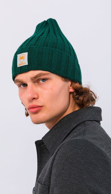 Wide Fit Beanie - Green - Ron Tomson