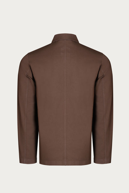 Wide Pocket Lightweight Cotton Jacket - Khaki - Ron Tomson