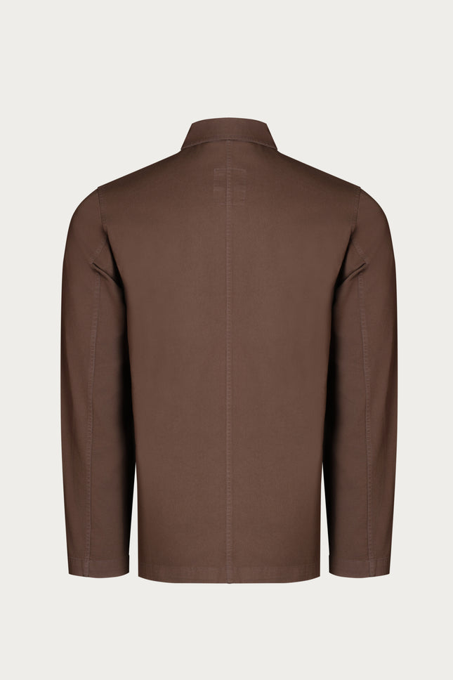 Wide Pocket Lightweight Cotton Jacket - Khaki - Ron Tomson