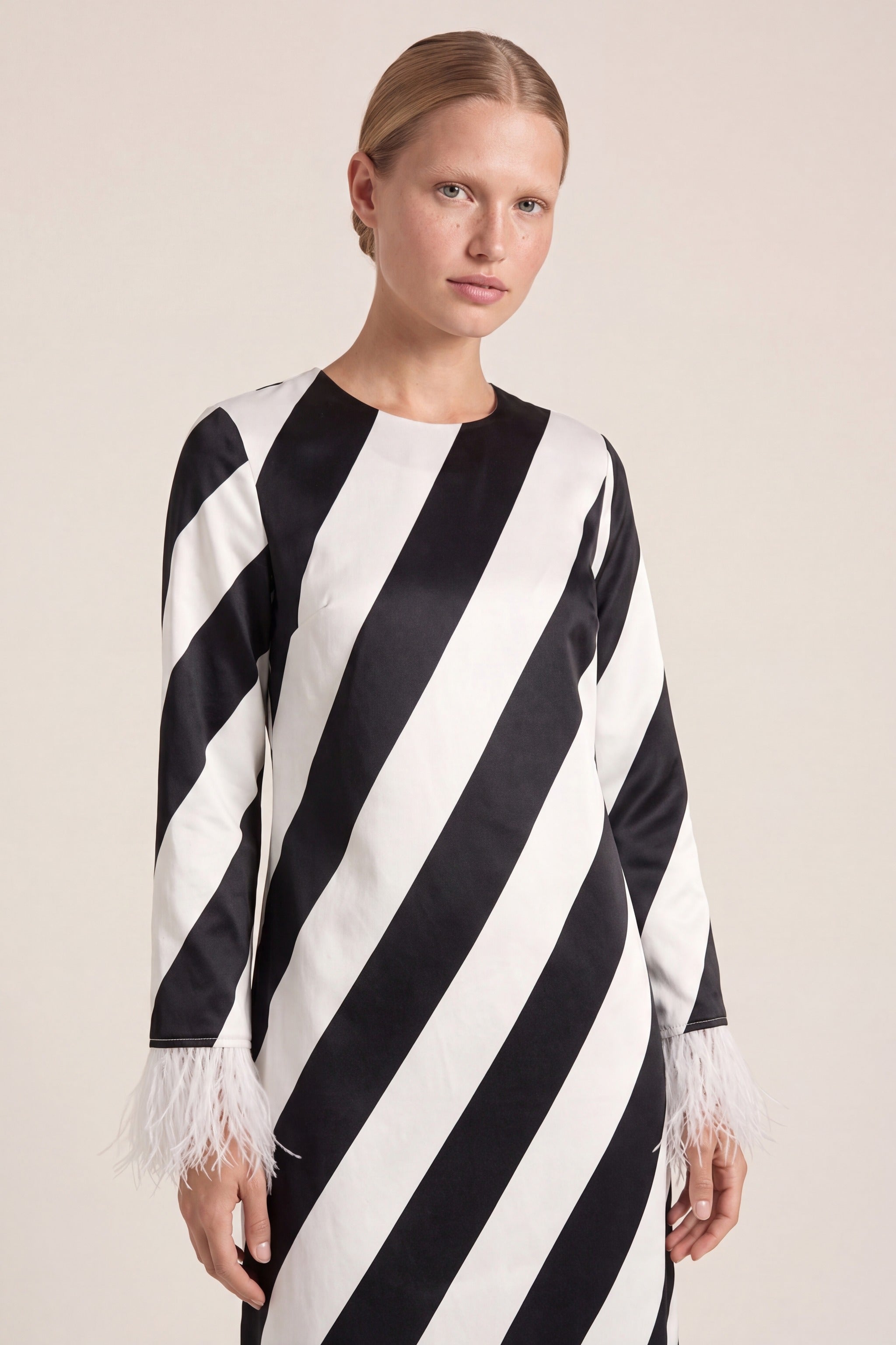 Fringe Stripe Maxi Dress