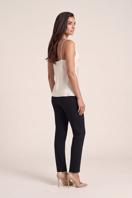 Jewel Straps Camisole - Off-White - side view
