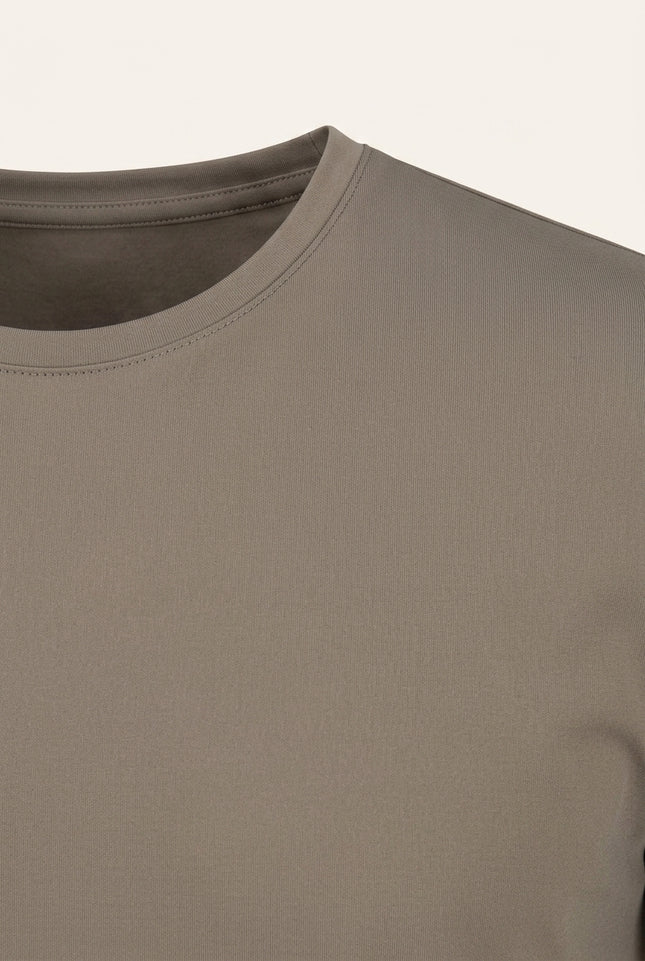 Wrinkle Free Crew Neck T-Shirt - Vizon - Detail