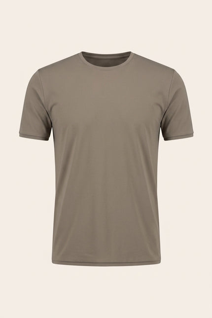 Wrinkle Free Crew Neck T-Shirt - Vizon - Front