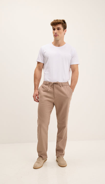 Bequeme Baumwollhose mit Kordelzug - Vizon