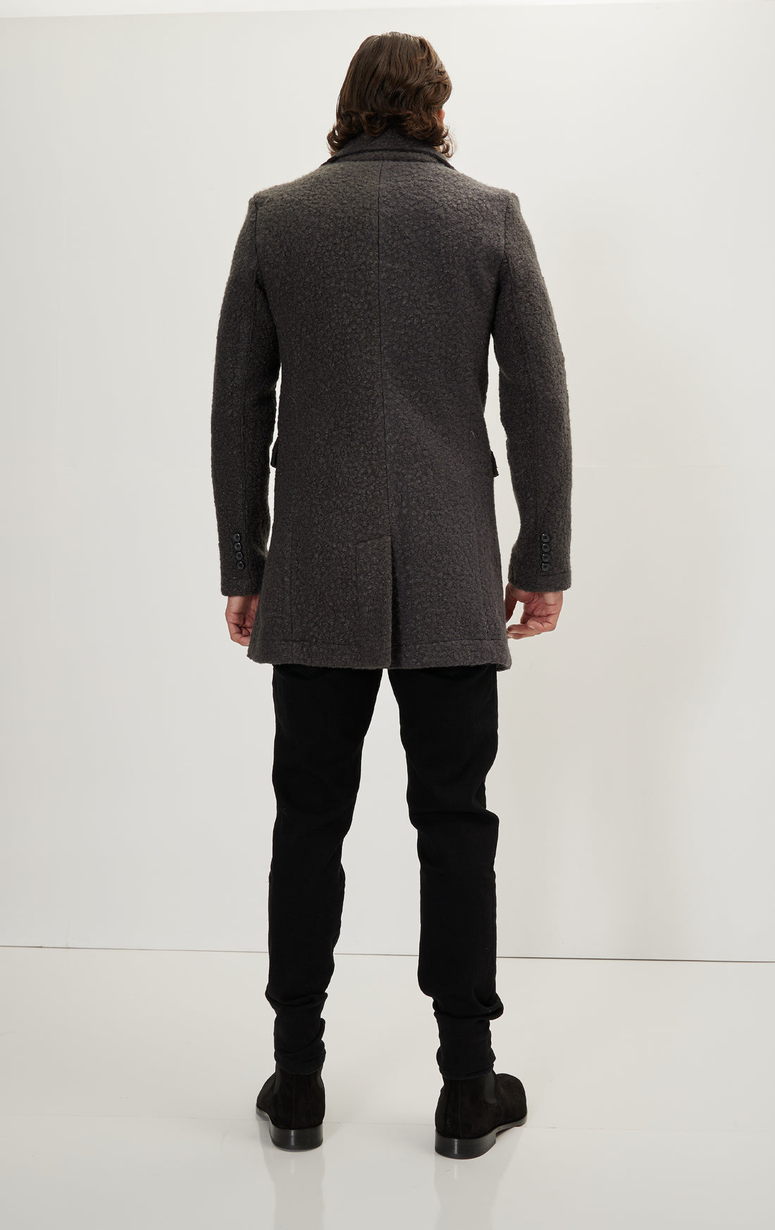 N° 5774 BOUCLE COAT - ANTHRACITE