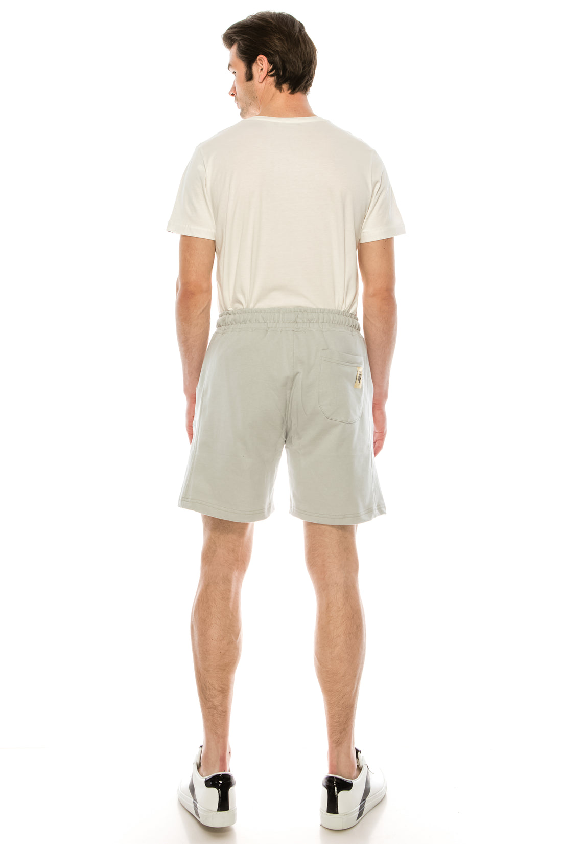 Weekender Cotton Shorts - STONE - Ron Tomson