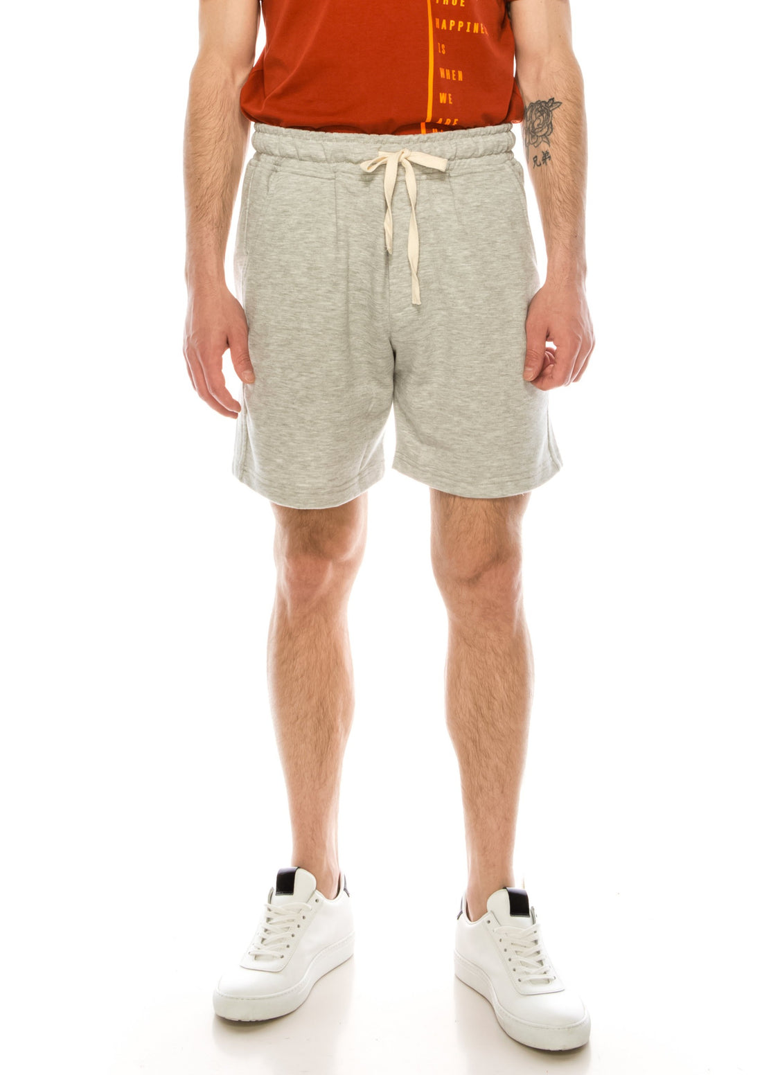 Weekender Cotton Shorts - GREY - Ron Tomson