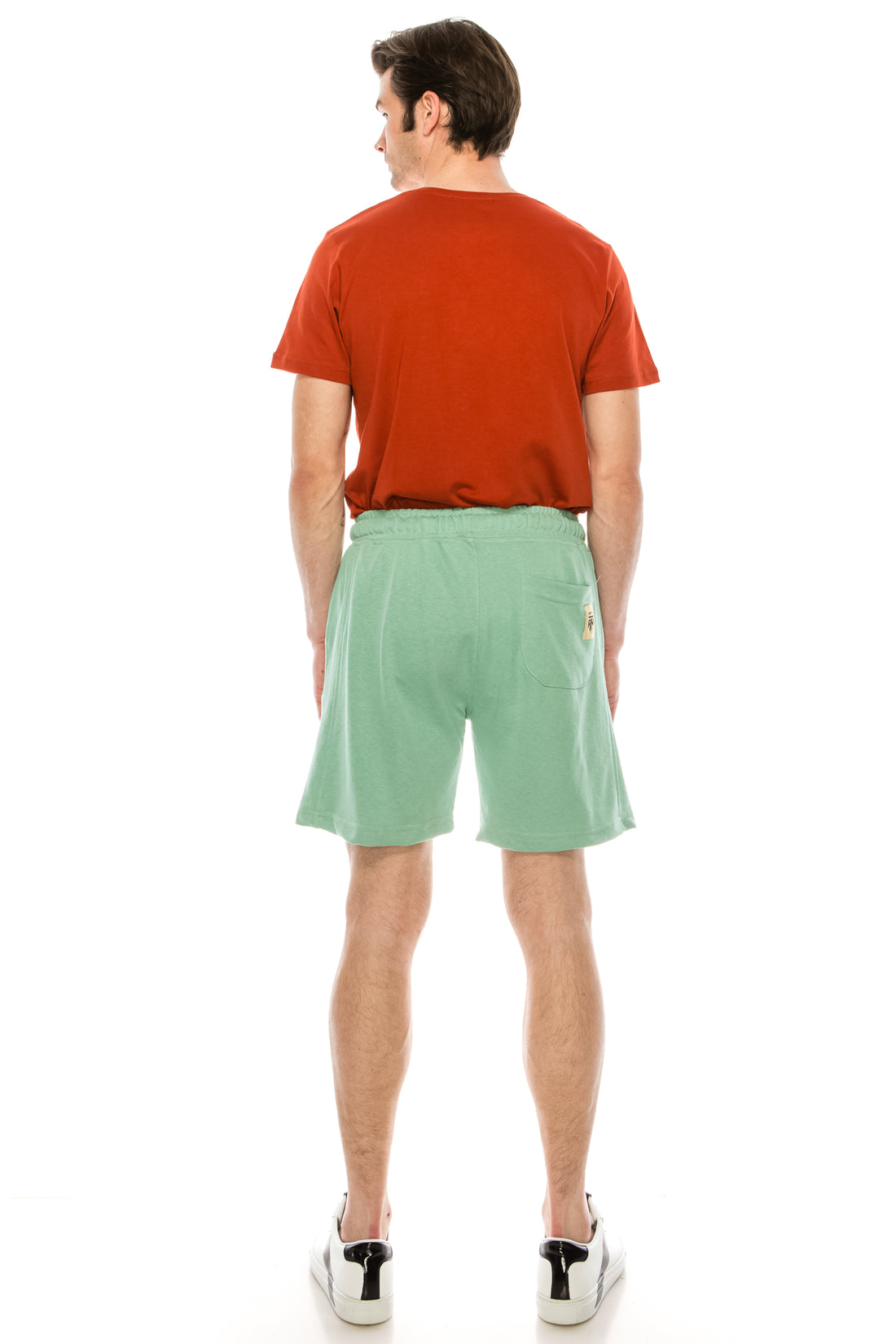 Weekender Cotton Shorts - LIGHT GREEN - Ron Tomson