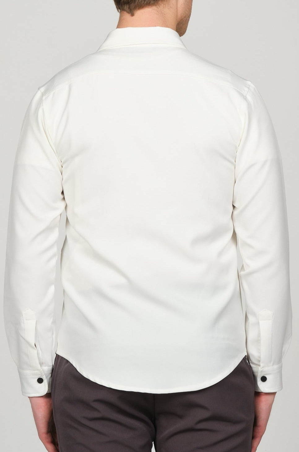 4910-white Overshirt - Ron Tomson