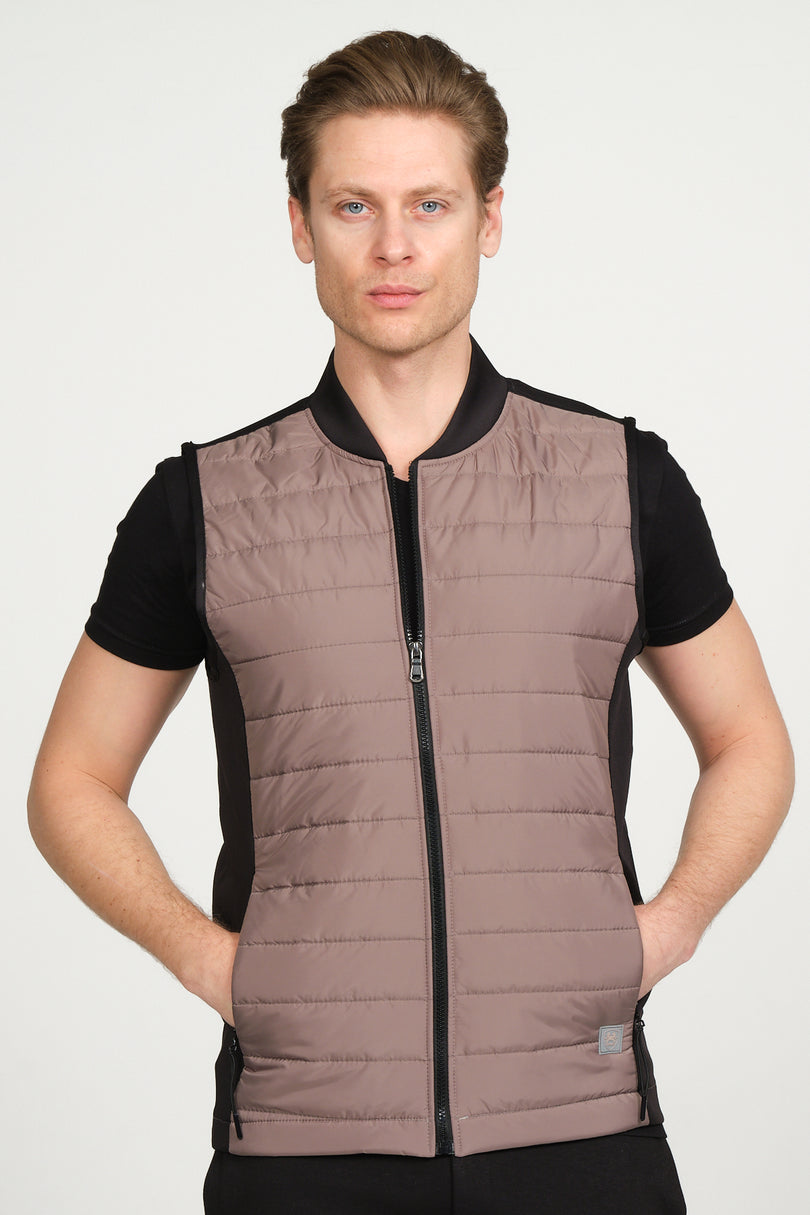 Lightweight Puffer Vest - Anthracite - Ron Tomson