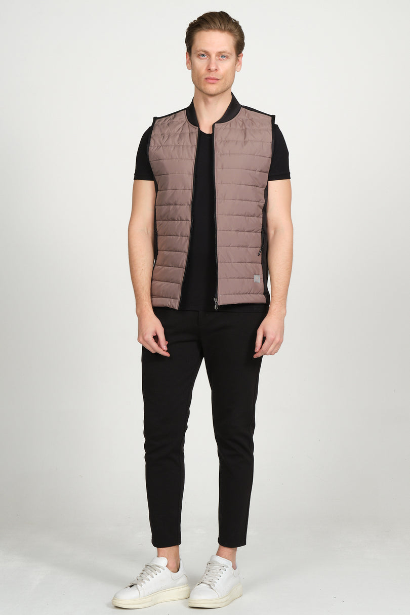 Lightweight Puffer Vest - Anthracite - Ron Tomson