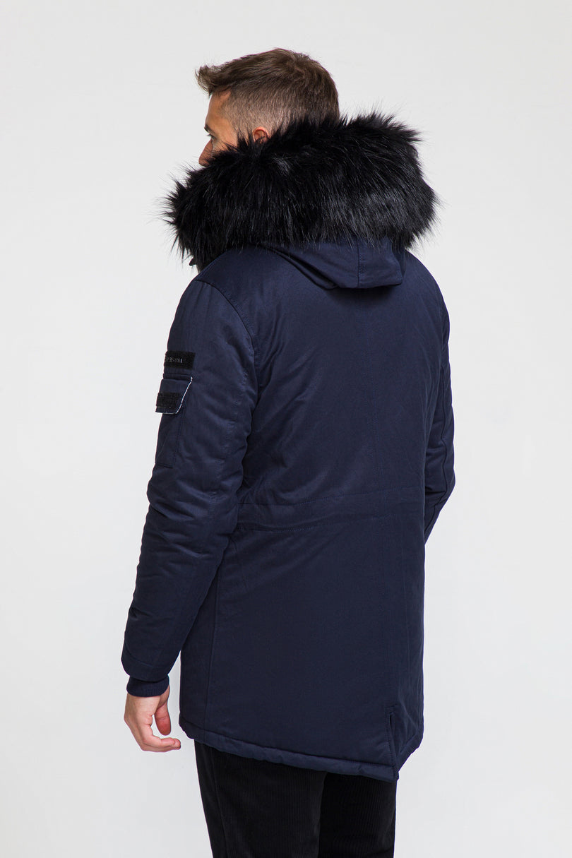 71061-NAVY COAT - Ron Tomson
