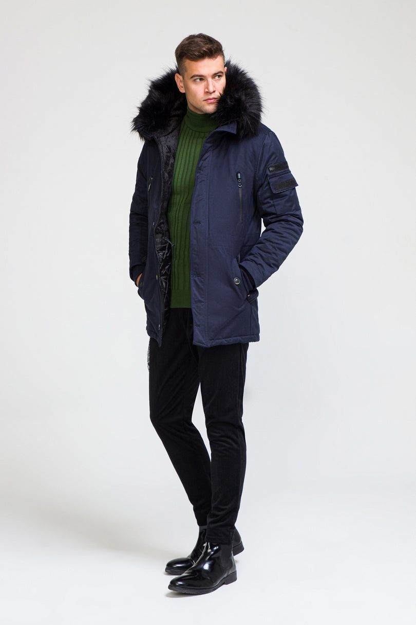 71061-NAVY COAT - Ron Tomson