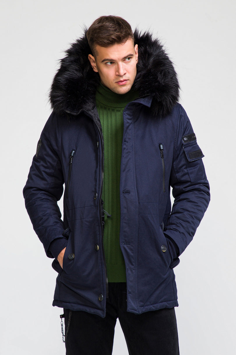 71061-NAVY COAT - Ron Tomson