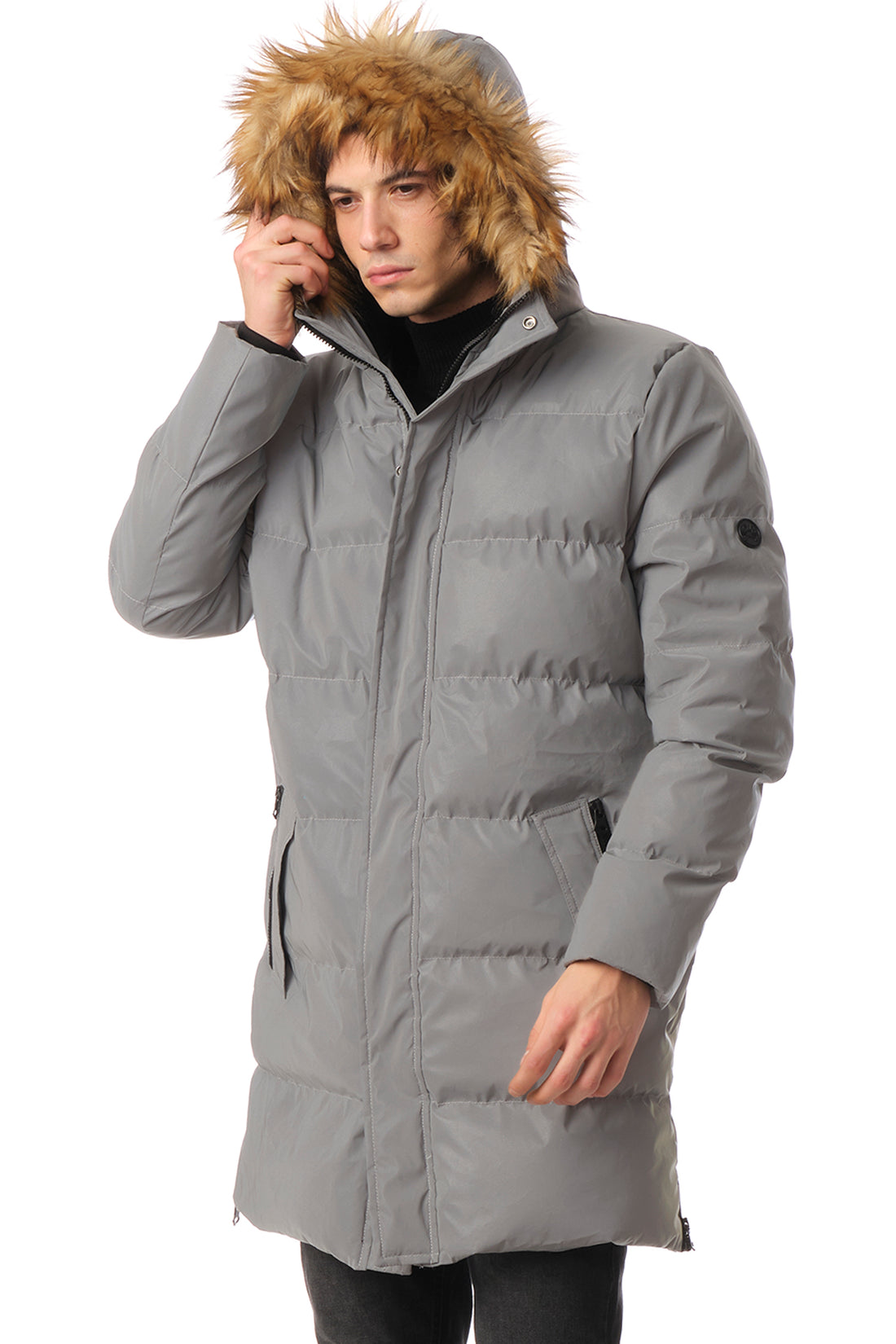 Faux Fur Padded Parka - REFLECTOR - Ron Tomson