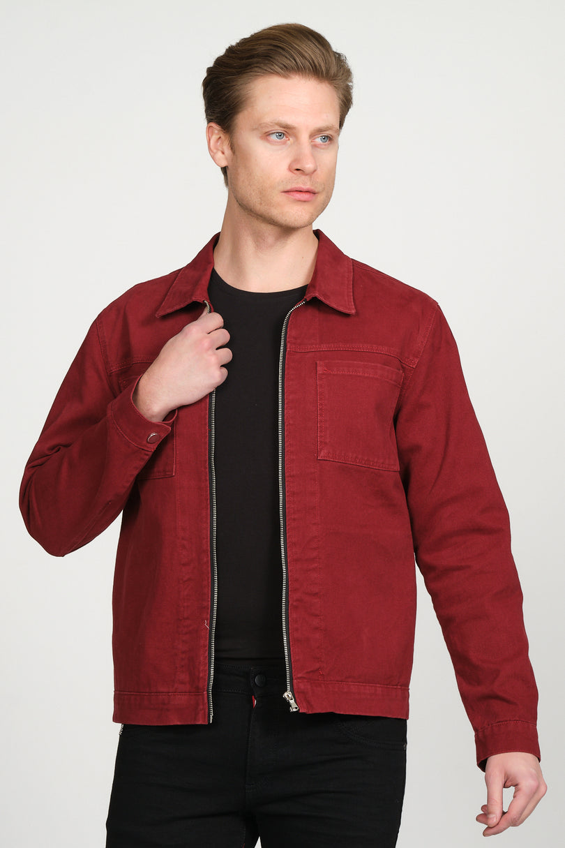 71308-bordeaux Jacket - Ron Tomson