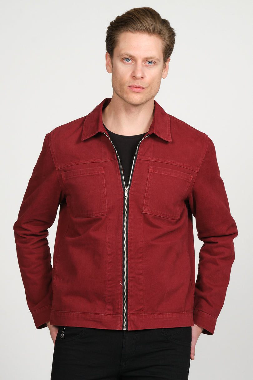 71308-bordeaux Jacket - Ron Tomson