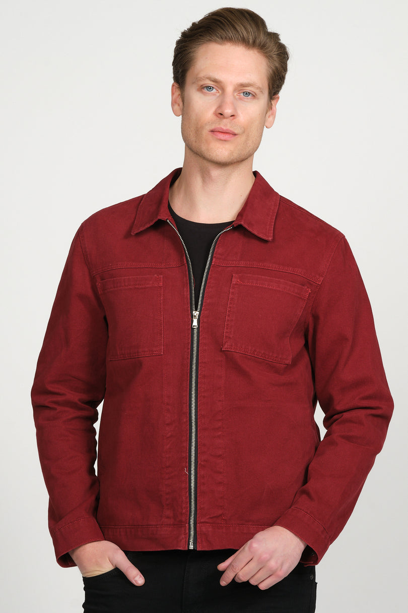 71308-bordeaux Jacket - Ron Tomson