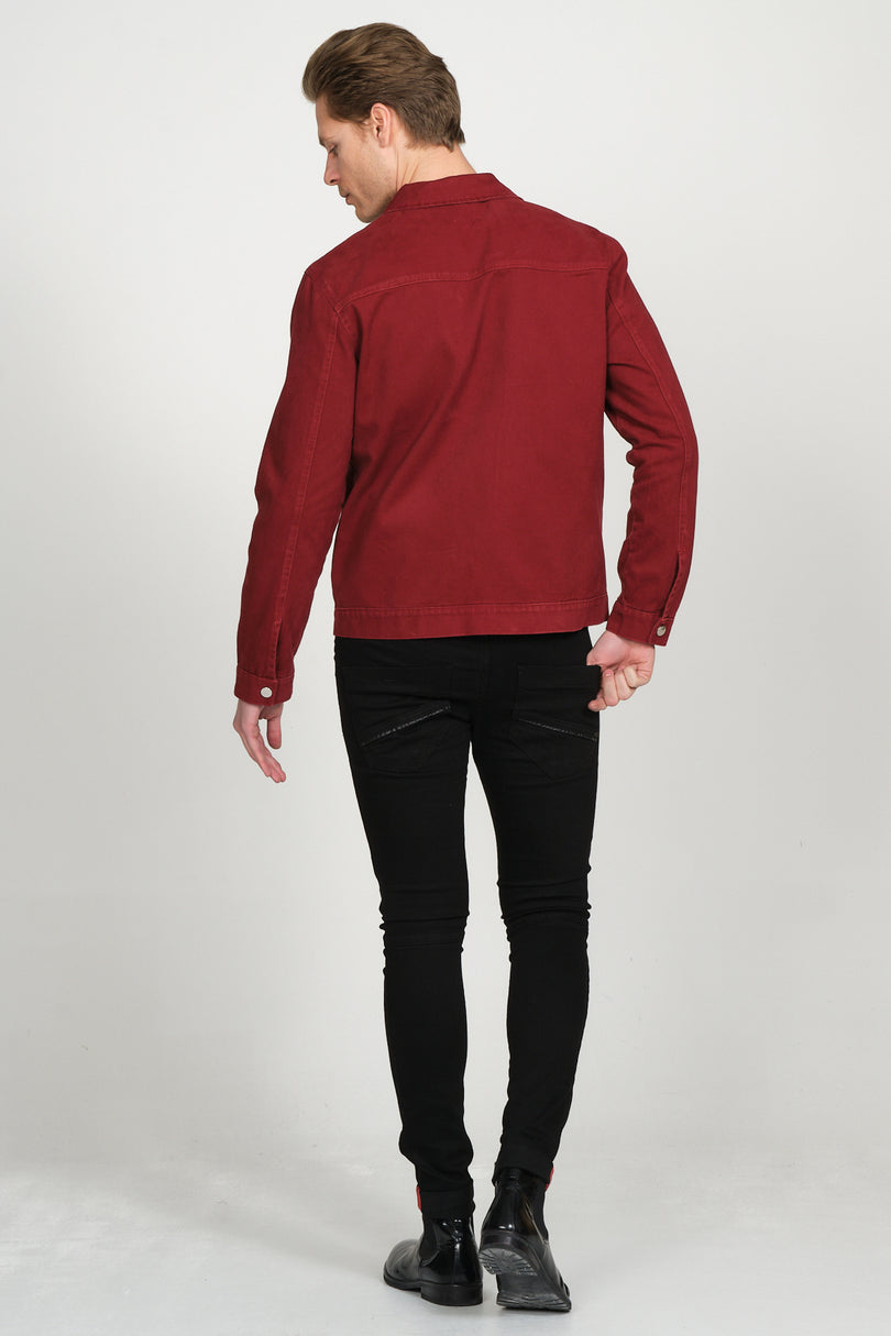 71308-bordeaux Jacket - Ron Tomson