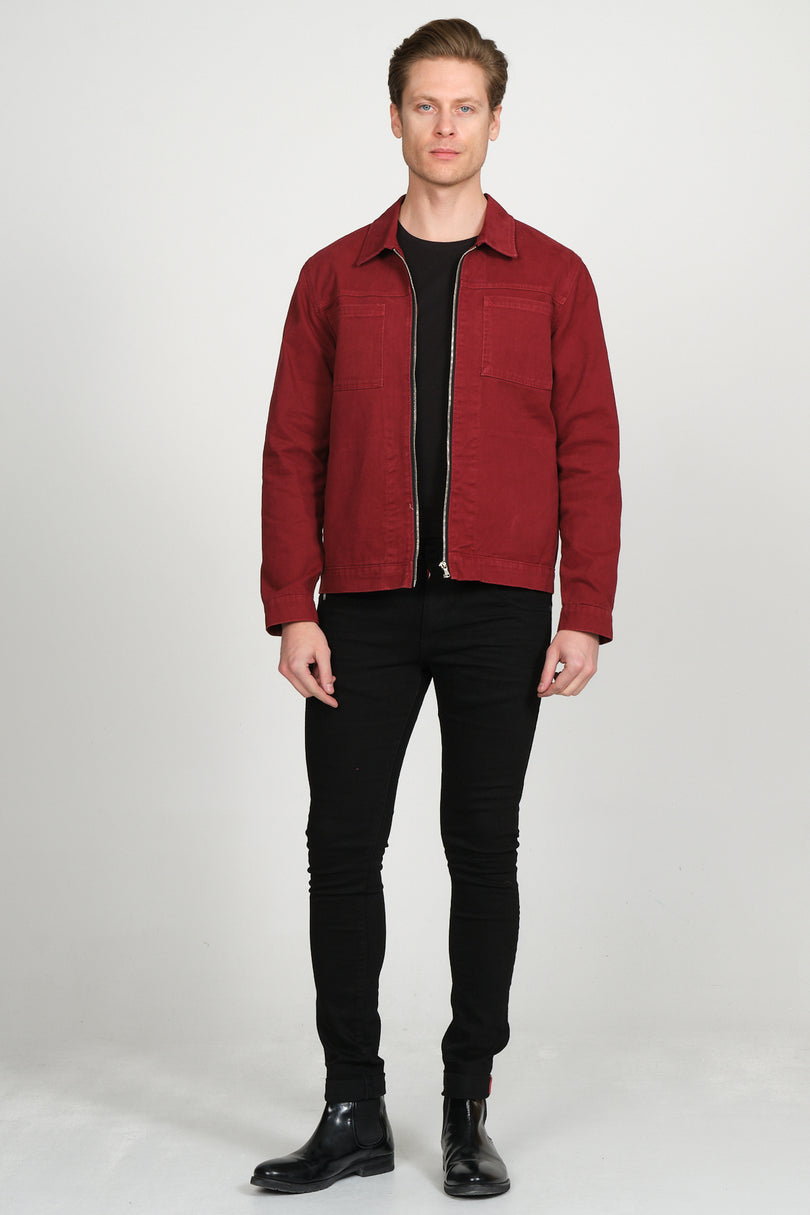 71308-bordeaux Jacket - Ron Tomson