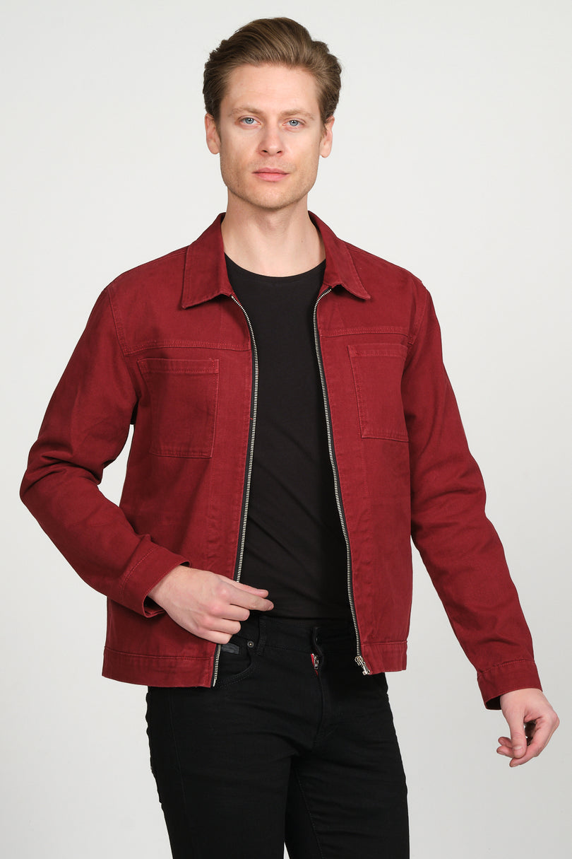 71308-bordeaux Jacket - Ron Tomson