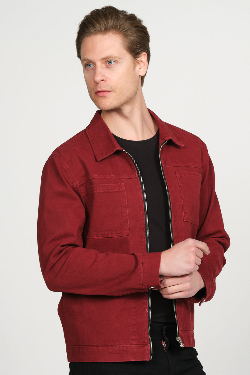 71308-bordeaux Jacket - Ron Tomson