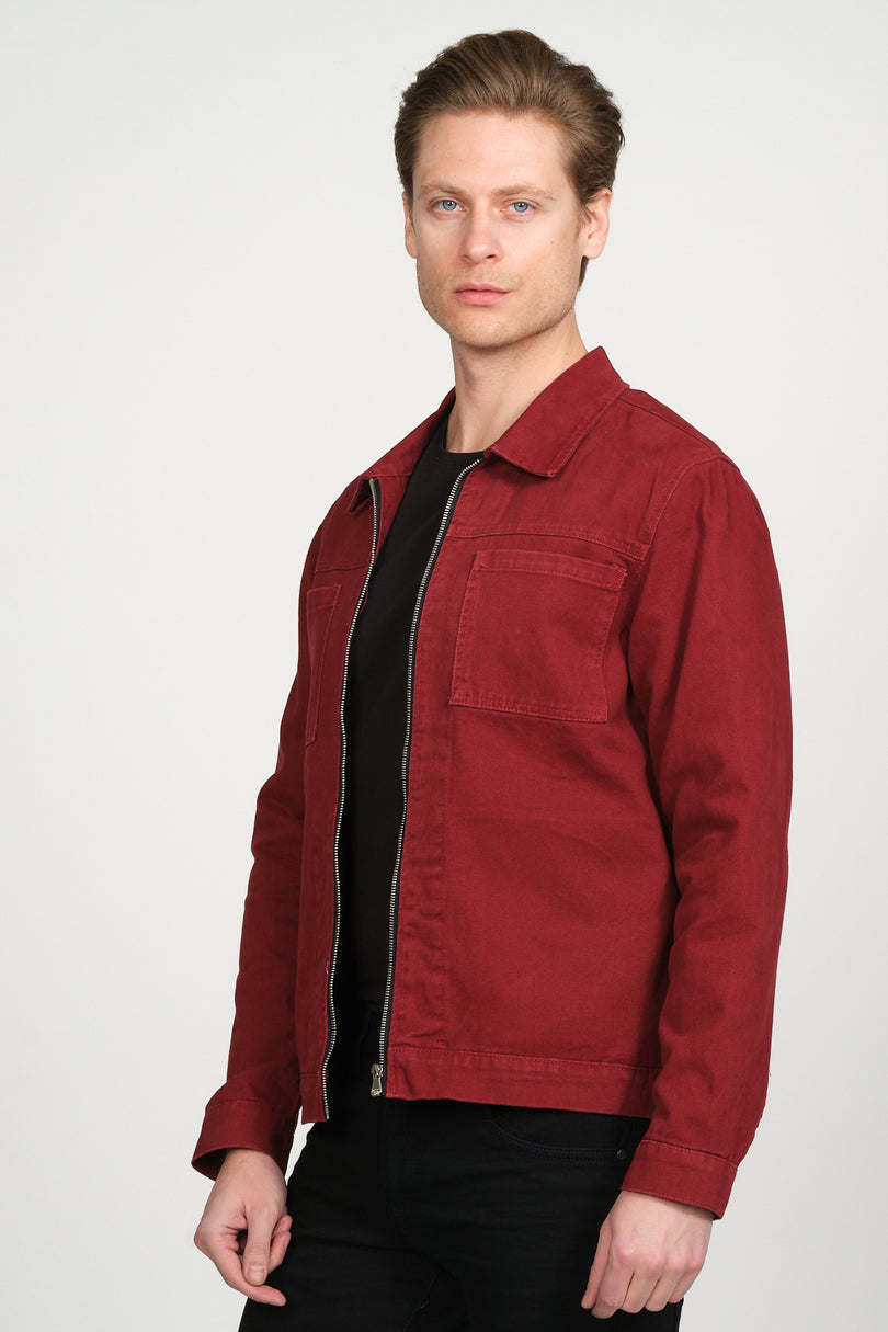 71308-bordeaux Jacket - Ron Tomson