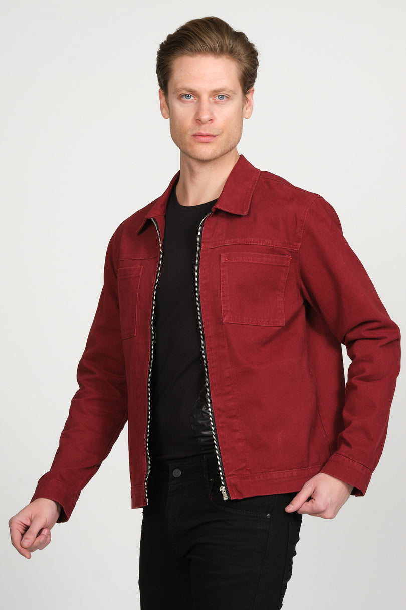 71308-bordeaux Jacket - Ron Tomson