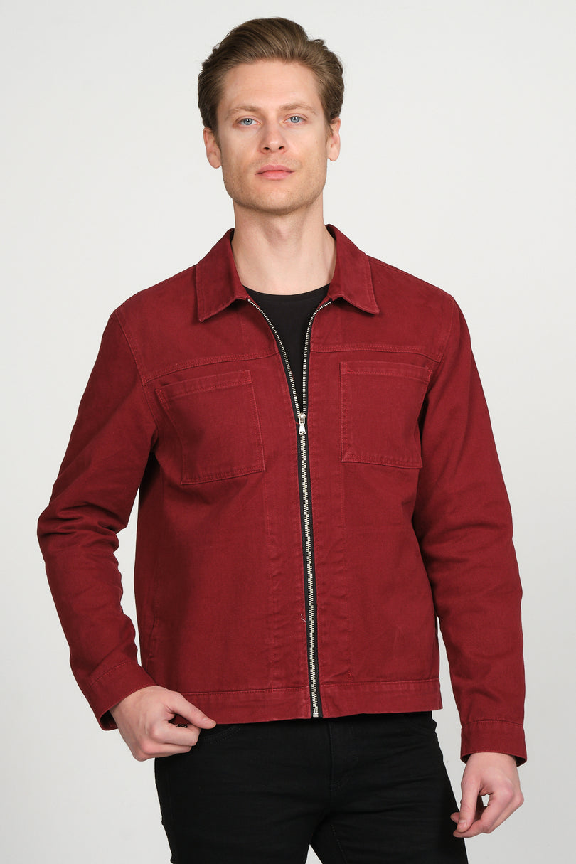 71308-bordeaux Jacket - Ron Tomson