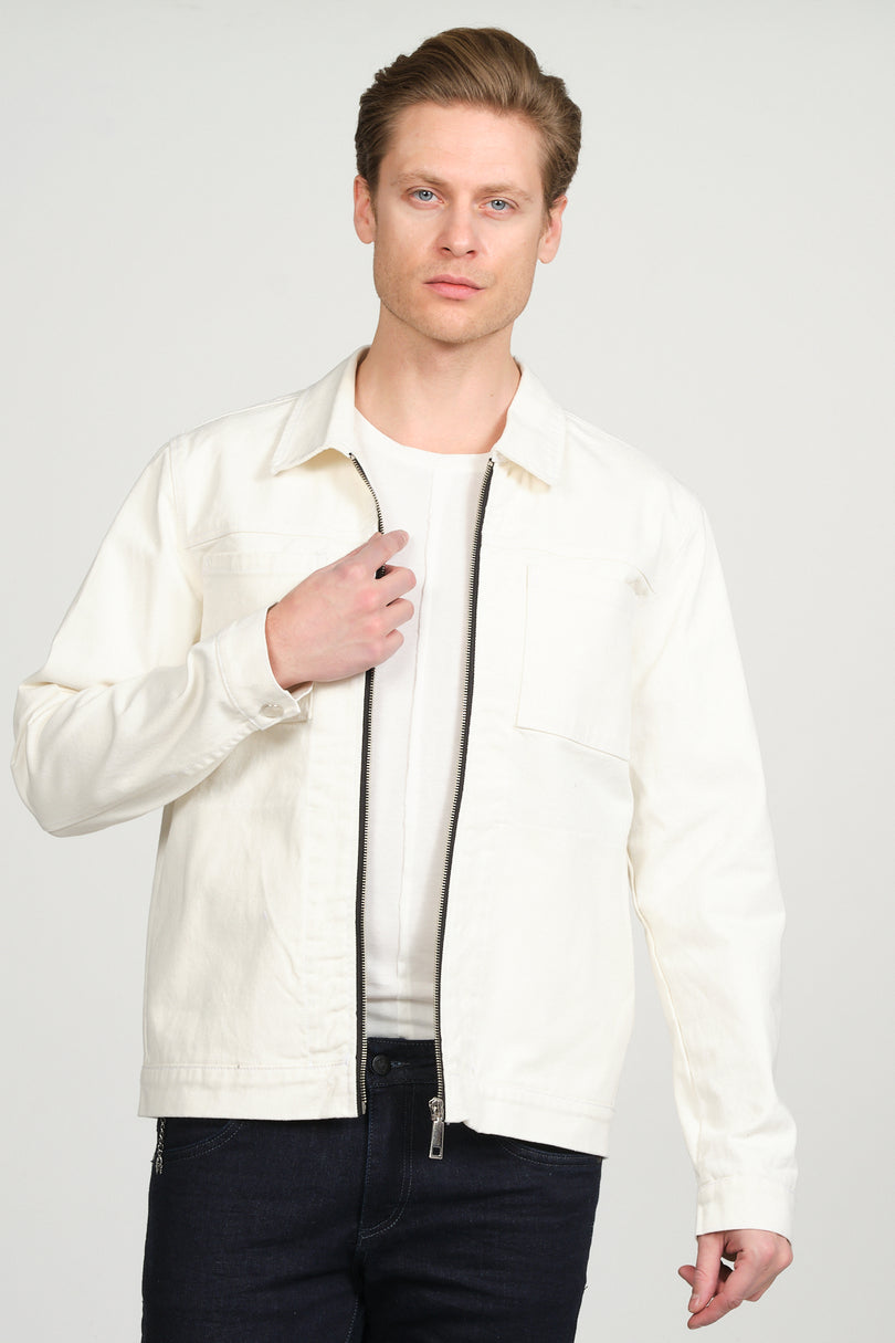 71308-off white Jacket - Ron Tomson