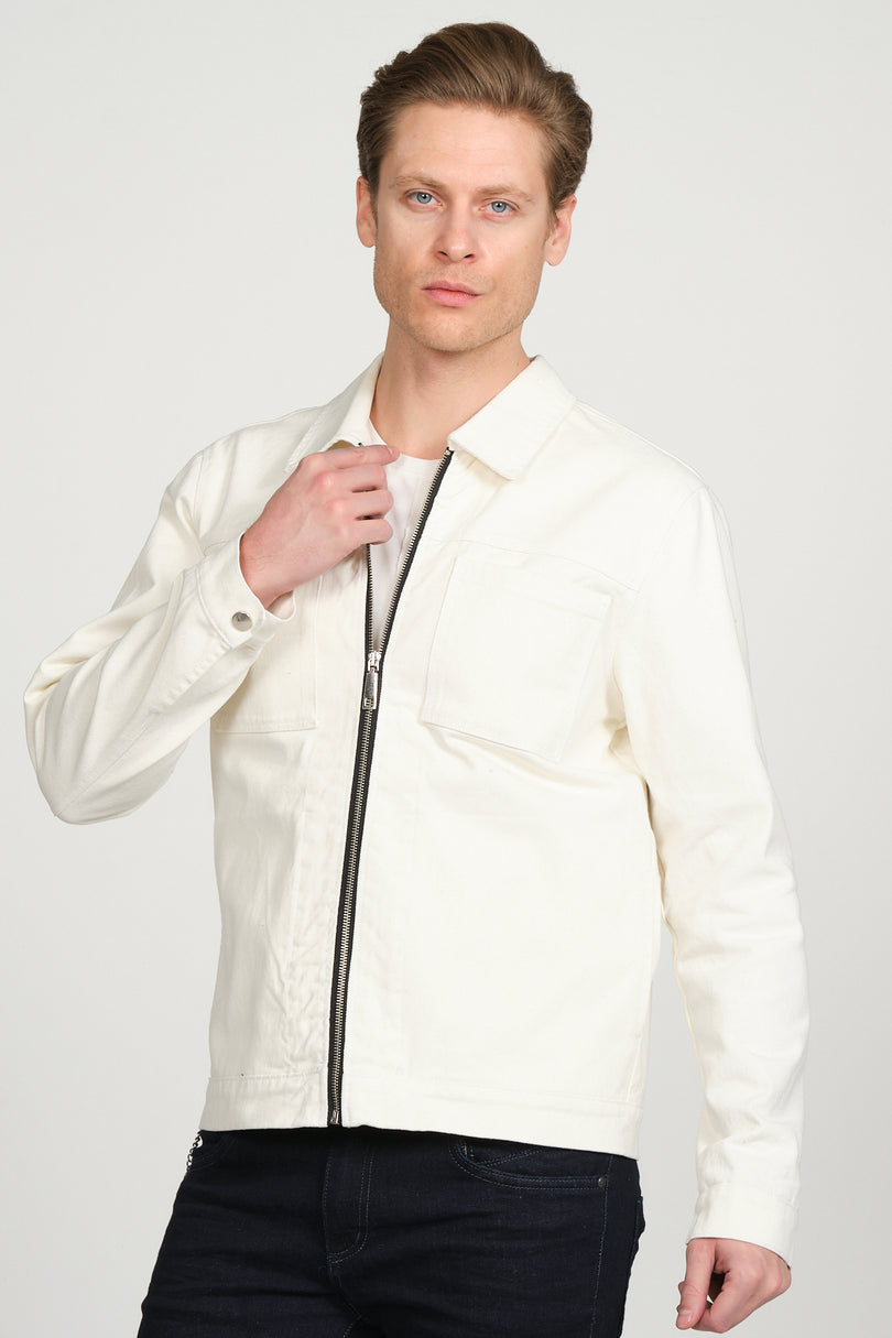 71308-off white Jacket - Ron Tomson
