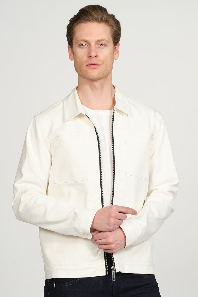 71308-off white Jacket - Ron Tomson