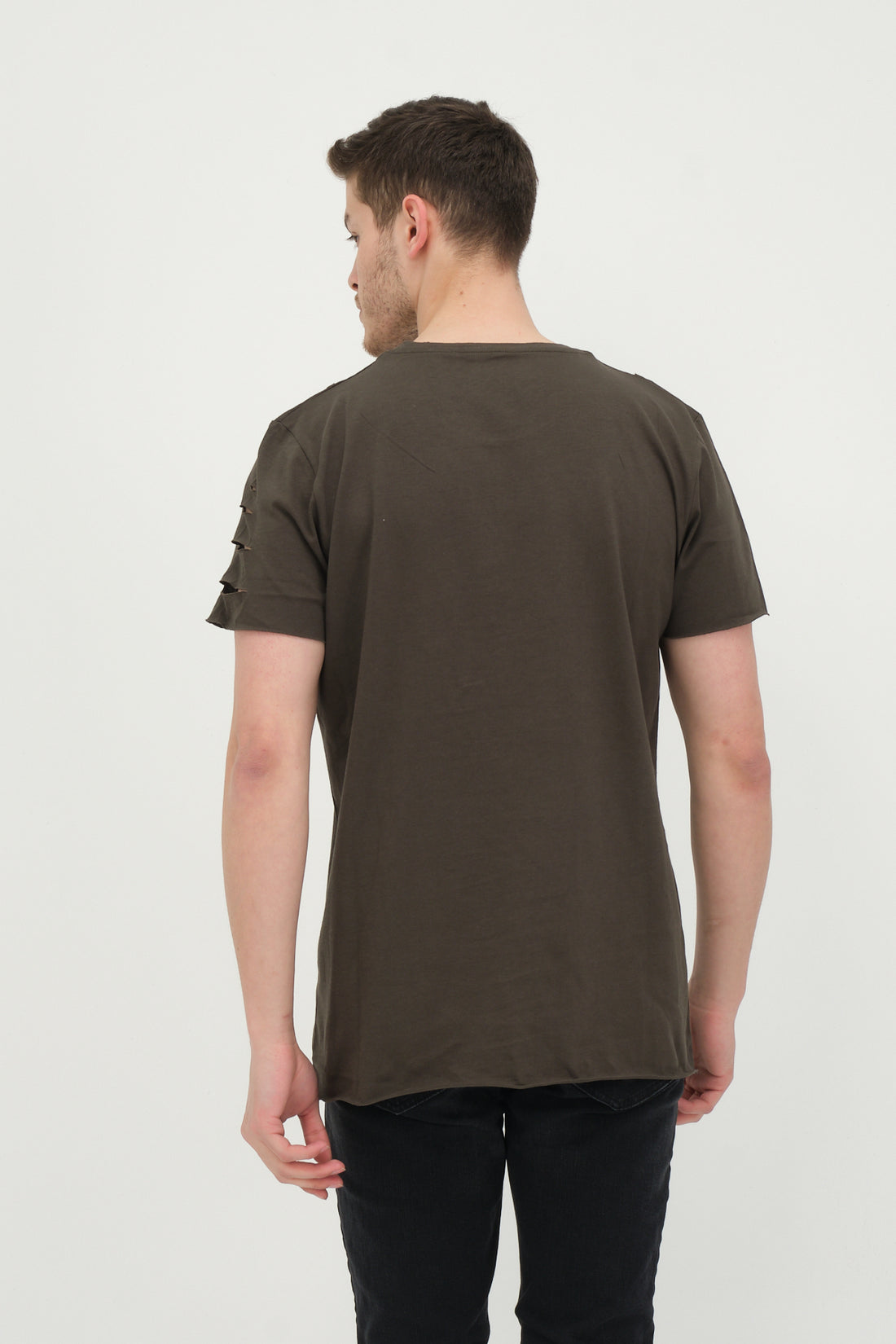 N° 8195 T-Shirt -Khaki - Ron Tomson