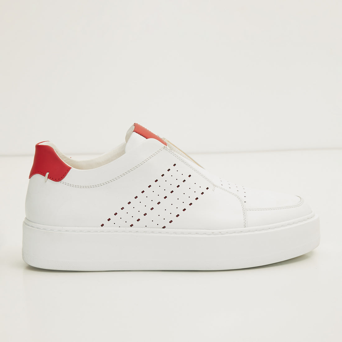 Blanco Casual Sneaker - Weiß Rot