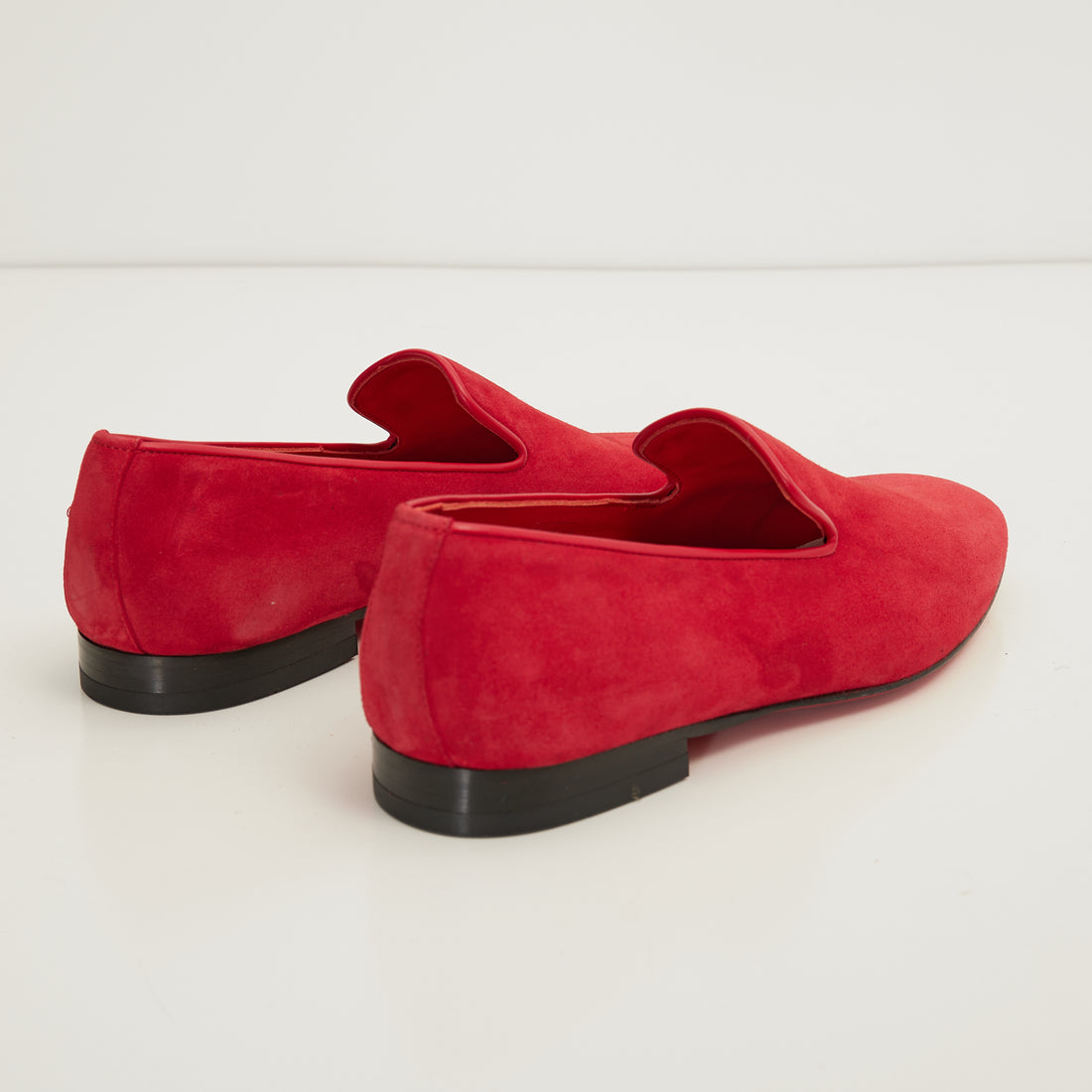 N° C9016 THE FORMAL LEATHER LOAFER - RED SUEDE