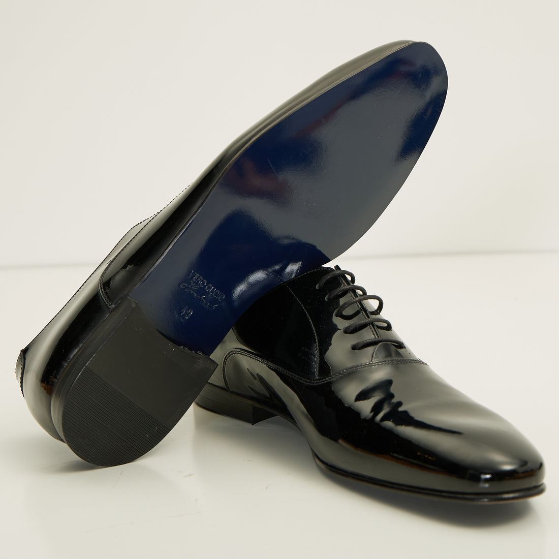 Patent Leather Oxfords - Black