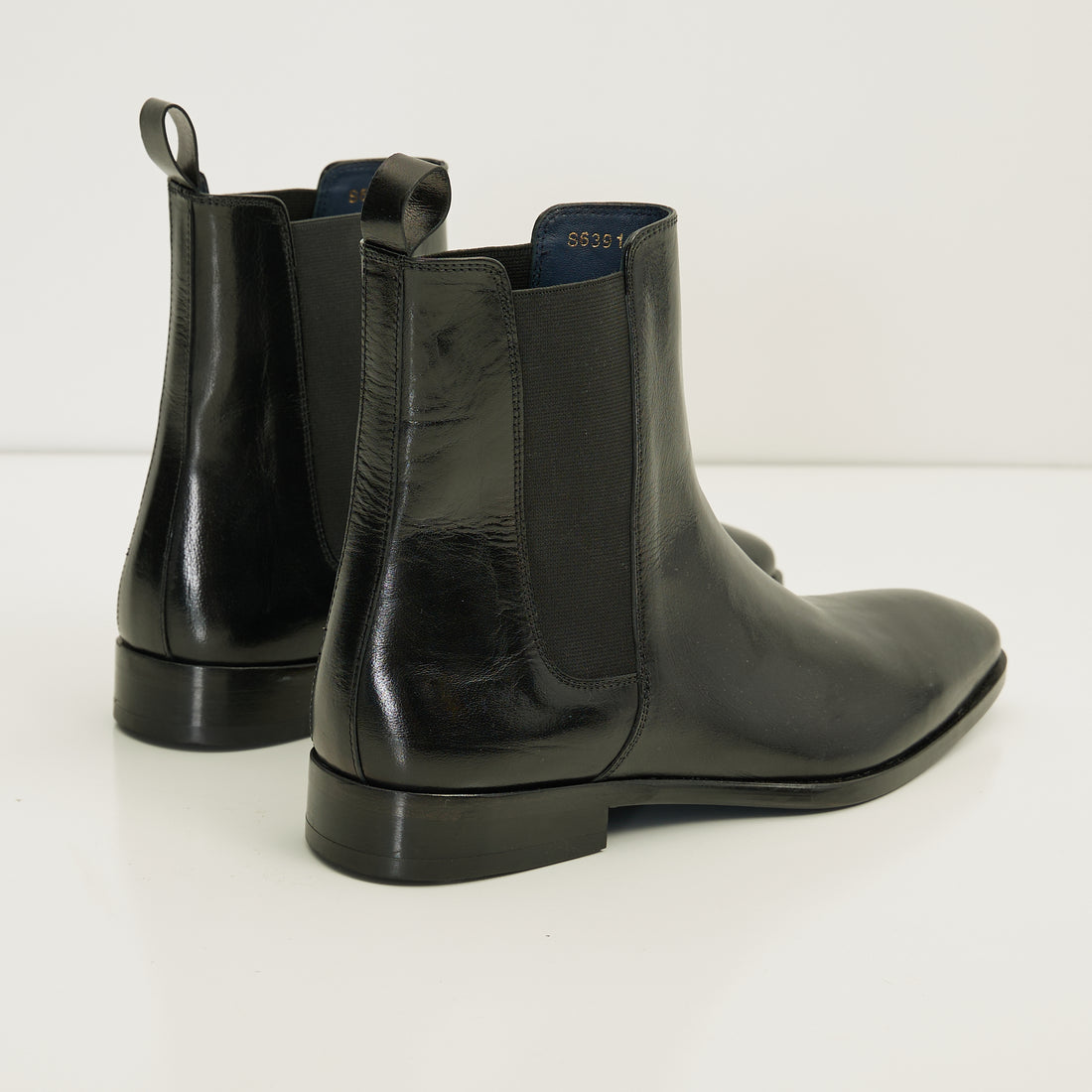 N° D5456 ALL LEATHER ESSENTIAL CHELSEA BOOT  - BLACK BUFFALO