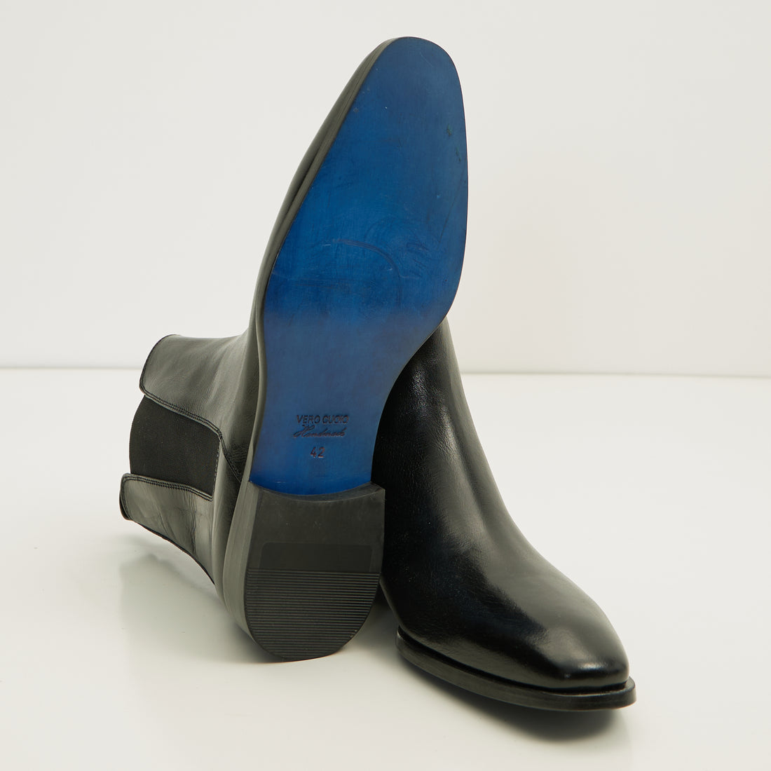 N° D5456 ALL LEATHER ESSENTIAL CHELSEA BOOT  - BLACK BUFFALO