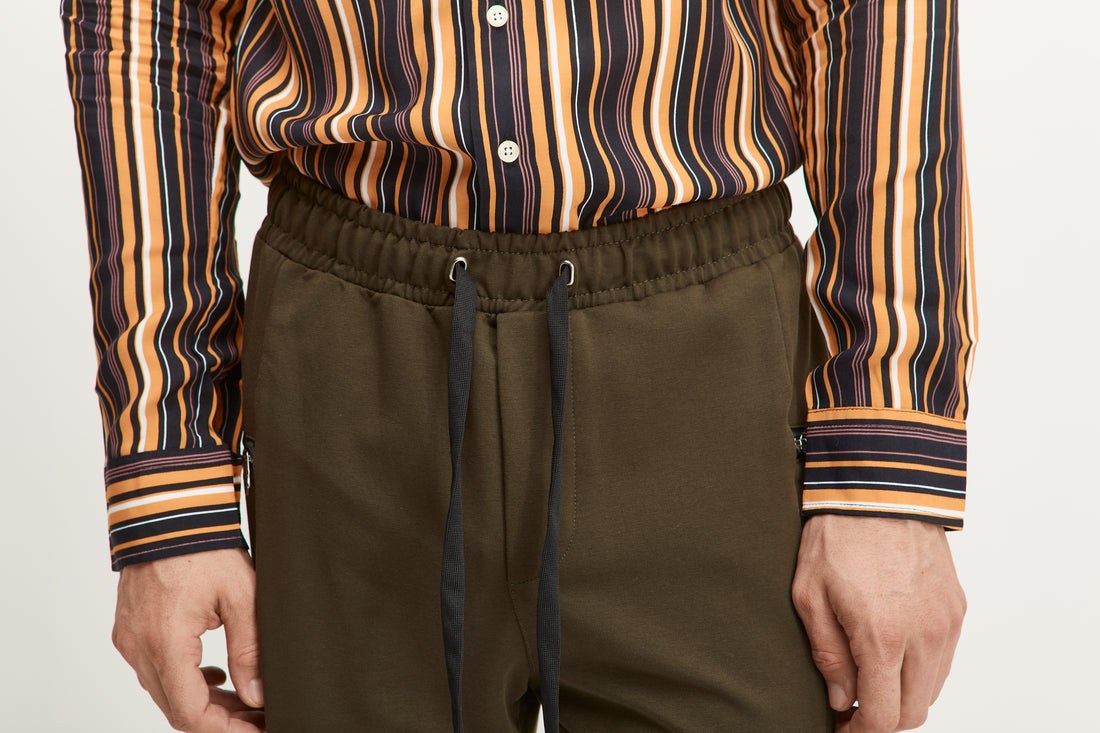 Brown Striped Shirt - Ron Tomson