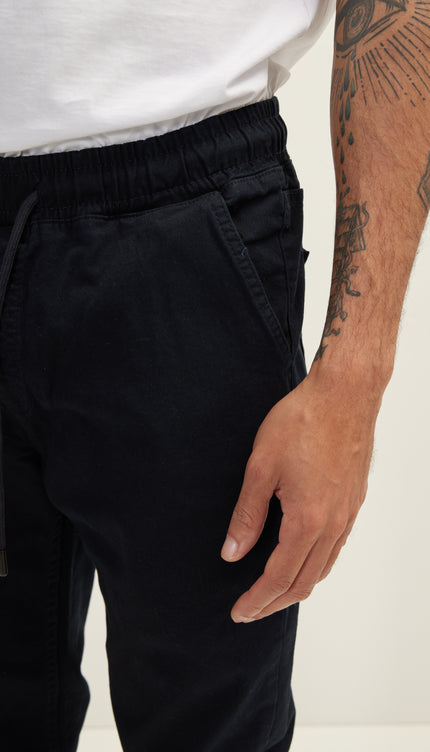 Chino Jogger Pants - Navy