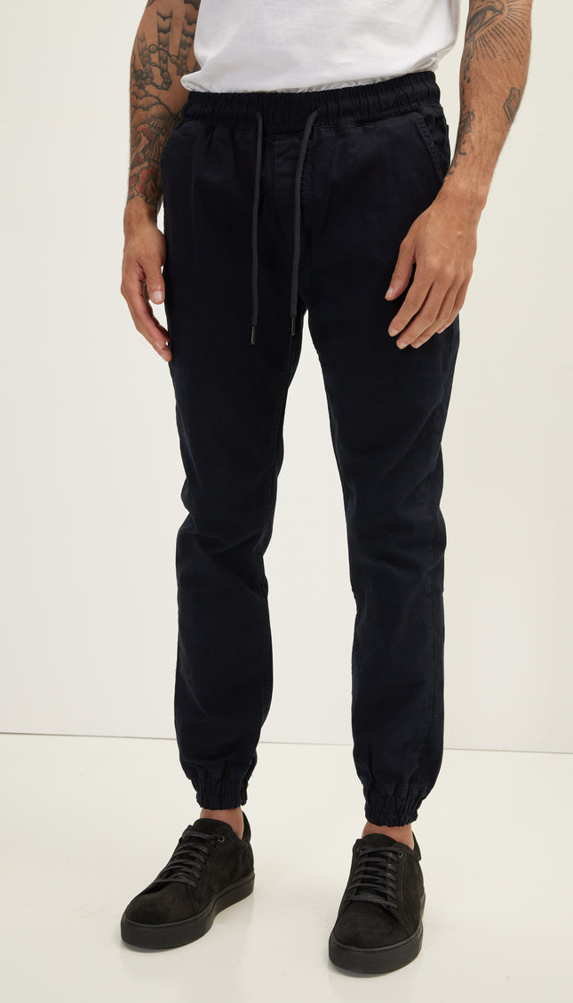 Chino Jogger Pants - Navy