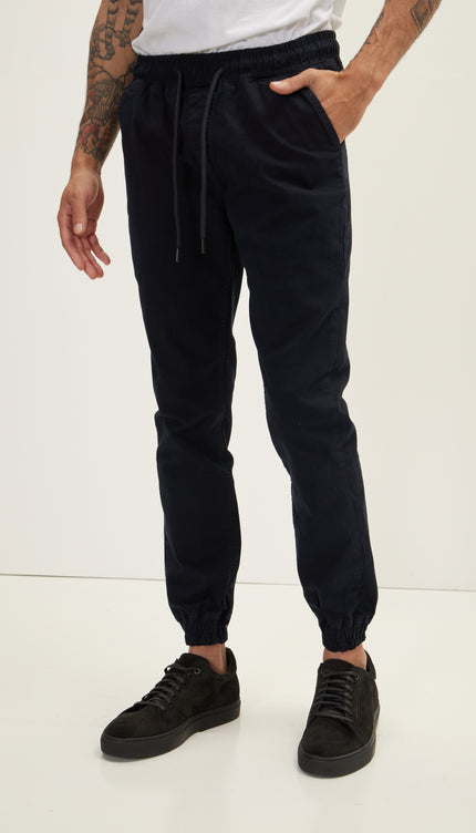 Chino Jogger Pants - Navy