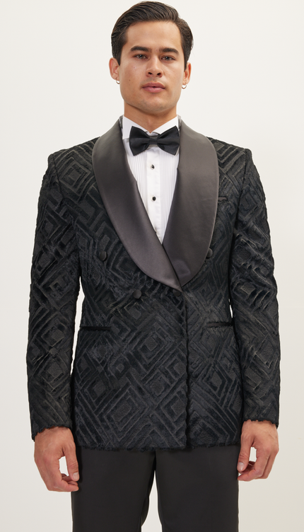 Esmoquin cruzado - Negro